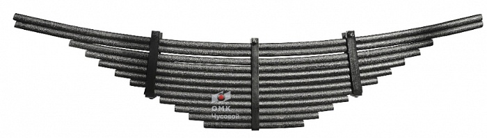 Задняя рессора для автомобилей производства ПАО "Камаз" 65801 12-листовая