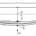 Передняя рессора Прицеп 887Б(М) 2-х листовая